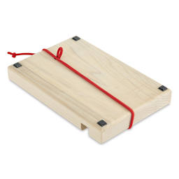 Bob Ross Wooden Travel Easel - Bottom of Folded Easel
