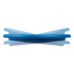 Kore Design Floor Wobbler - Blue, 19", Shown in motion.