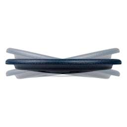 Kore Design Floor Wobbler - Dark Blue, 19", Shown in motion.