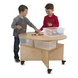 Whitney Brothers Mobile Collaboration Table showing children playing 