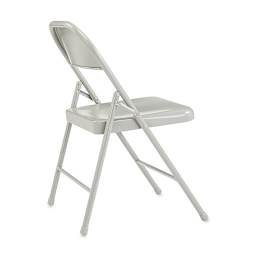 National Public Seating Commercialine Folding Chair - Grey, Set of 4