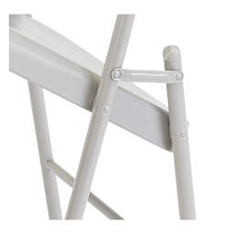 National Public Seating Commercialine Folding Chair - Grey, Set of 4