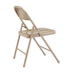 National Public Seating Commercialine Folding Chair - Beige, Set of 4