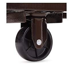 National Public Seating - Closeup of caster on Chair Dolly