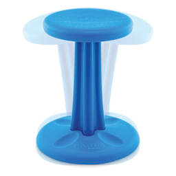 Kore Design Junior Wobble Chair - Blue, 16", Shown in motion.