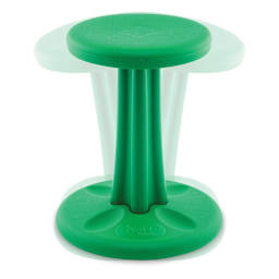 Kore Design Junior Wobble Chair - Green, 16", Shown in motion.