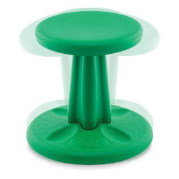 Kore Design Preschool Wobble Chair - Green, 12", Shown in motion.