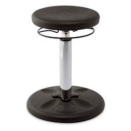 Kore Design Kids Tall Adjustable Chair - Black, Shown at minimum height.