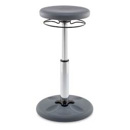 Kore Design Kids Tall Adjustable Chair - Grey, Shown at maximum height.