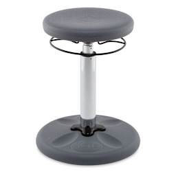 Kore Design Kids Tall Adjustable Chair - Grey, Shown at minimum height.