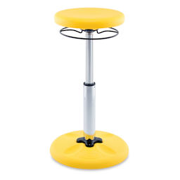 Kore Design Kids Tall Adjustable Chair - Yellow, Shown at maximum height.