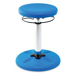 Kore Design Kids Tall Adjustable Chair - Blue, Shown at minimum height.