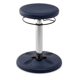 Kore Design Kids Tall Adjustable Chair - Dark Blue, Shown at minimum height.