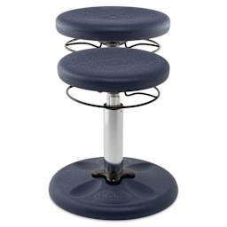 Kore Design Kids Adjustable Chair - Dark Blue - raised and unraised