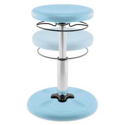 Kore Design Kids Adjustable Chair - Pale Blue - raised and unraised