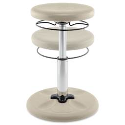 Kore Design Kids Tall Adjustable Chair - Sand Dollar - raised and unraised