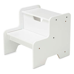 Melissa & Doug Step Stool - White, 14"H x 14-1/4"W x 15-1/4"D