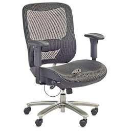Safco Lineage Big and Tall All-Mesh Task Chair - Black