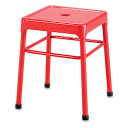 Safco Steel Guest Bistro Stool - Red