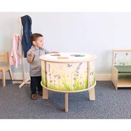 Whitney Brothers Nature View Radiant LED Light Table (Child at table, Translucent shapes not included)
