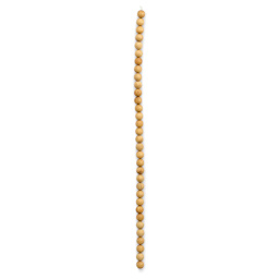 John Bead Aromatic Wooden Beads - 8" strand of 6 mm Cedar Beads
