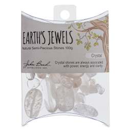 John Bead Earth's Jewels - Front view of package of Clear Crystal Beads