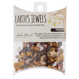 John Bead Earth's Jewels - Front view of package of Mookaite Jasper Beads
