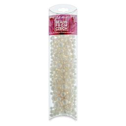 John Bead Czech Glass Bead Mix - Iceland Pearls, 100 g