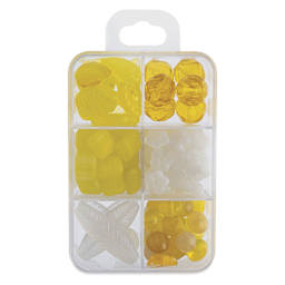 John Bead Czech Glass Bead Recipe Box - Lemon Squares - back