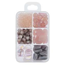 John Bead Czech Glass Bead Recipe Box - Cotton Candy - back