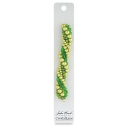 John Bead Twisted Crystal Bead Strands - Zinnia - front of packaging