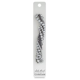 John Bead Twisted Crystal Bead Strands - Black Magic Hollyhock - front of packaging