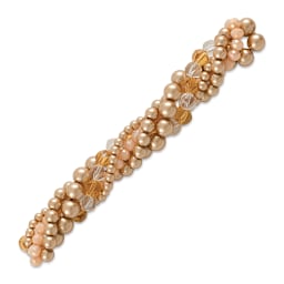 John Bead Twisted Crystal Bead Strands - Verbena