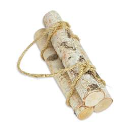 Winter Woods Birch Wood - Set of three 1 foot long logs
