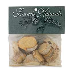 Winter Woods Birch Wood - Mini Rounds, Pkg of 25