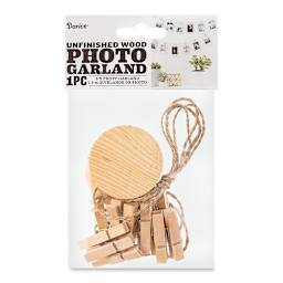 Darice Clothespin Photo Garland