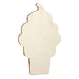 Darice Standing Wood Shape - Ice Cream