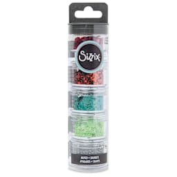 Sizzix Sequins and Beads - Muted Assorted - front of packaging