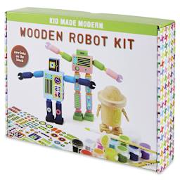 Kid Made Modern Wooden Robots Kit