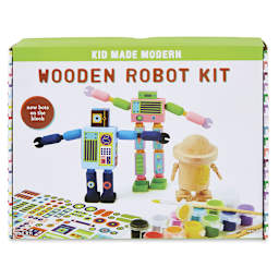 Kid Made Modern Wooden Robots Kit