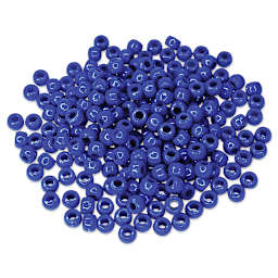Craft Medley Barrel Pony Beads - Royal Blue, Package of 175