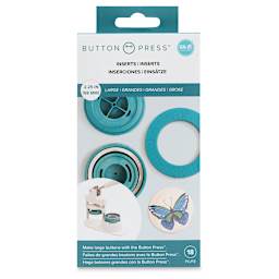 We R Memory Keepers Button Press Inserts - Large (Front of packaging)