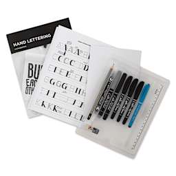 Manuscript Class Hand Lettering Kit (set contents)