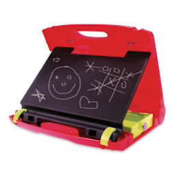 Do Art Travel Easel - Easel set up for chalk board use
