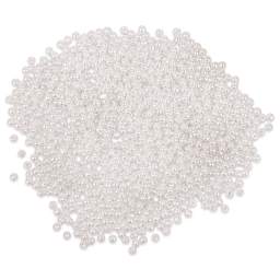 Craft Medley Pearl Acrylic Beads - White, 3 mm, Package of 850
