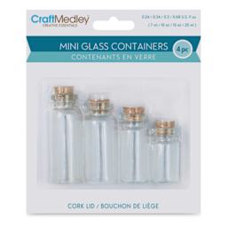 Craft Medley Glass Containers - Set of 4 (In packaging)