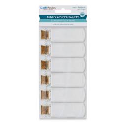 Craft Medley Glass Containers - Set of 6 (In packaging)