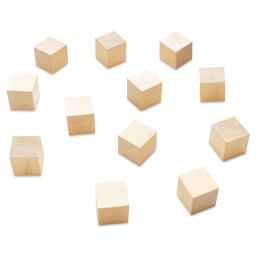 Krafty Kids Wood Craft Cubes - 3/4", Package of 12