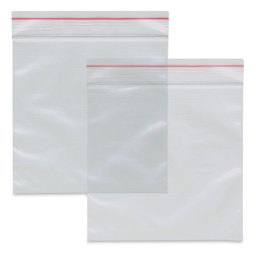 Craft Medley Zipper Lock Bags - 4" W x 4" L, Package of 40