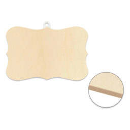 Craft Medley Wood Plaque with Bracket Border